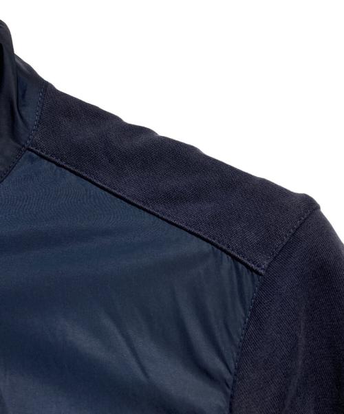 PRADA（プラダ）PRADA (プラダ) ナイロン×スウェット切替トラックジャケット/Track jacket ネイビー サイズ:Sの古着・服飾アイテム
