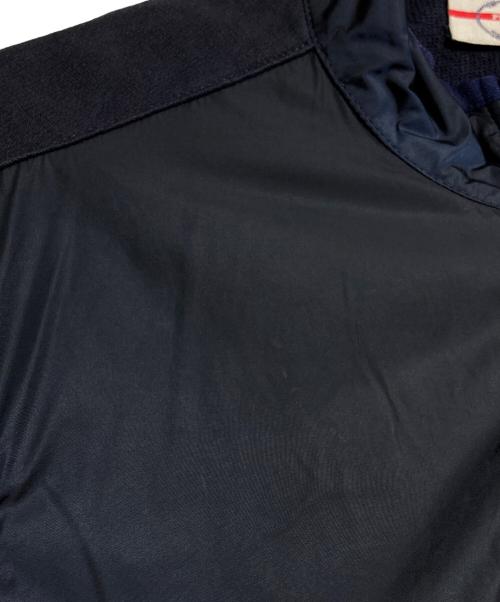PRADA（プラダ）PRADA (プラダ) ナイロン×スウェット切替トラックジャケット/Track jacket ネイビー サイズ:Sの古着・服飾アイテム