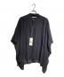 SEVEN BY SEVEN（セブンバイセブン）の古着「チェックシアーポンチョシャツ/Checked sheer poncho shirt」｜ネイビー