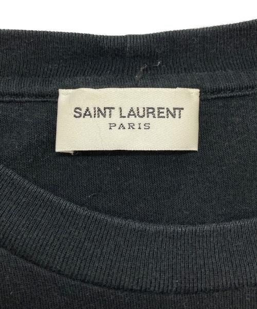 Saint Laurent Paris（サンローランパリ）Saint Laurent Paris (サンローランパリ) Blood Luster Tシャツ/ブラッドラスターTシャツ ブラック サイズ:Lの古着・服飾アイテム