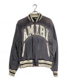 AMIRI（アミリ）の古着「アーチロゴスタジャン/Arch Logo Stadium Jacket」｜グレー