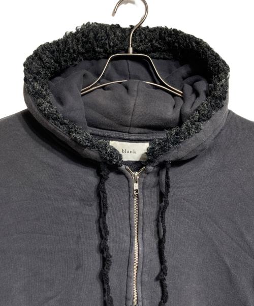 BLANK（ブランク）BLANK (ブランク) DIAMOND FUR HOODIE グレーの古着・服飾アイテム