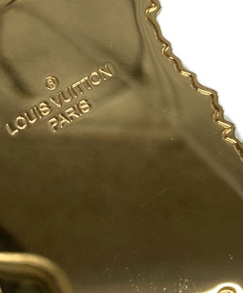 LOUIS VUITTON（ルイ ヴィトン）LOUIS VUITTON (ルイ ヴィトン) ビジューサック・キャットグラム フライングキャット/Louis Vuitton Bijou Sac Catogram Flying Cat ブラック×ゴールドの古着・服飾アイテム