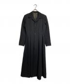 Jean Paul GAULTIER CLASSIQUEジャンポールゴルチエクラシック）の古着「ウールギャバジンスーパーロングコート/Wool gabardine super long coat」｜ブラック