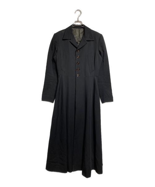 Jean Paul GAULTIER CLASSIQUE（ジャンポールゴルチエクラシック）Jean Paul GAULTIER CLASSIQUE (ジャンポールゴルチエクラシック) ウールギャバジンスーパーロングコート/Wool gabardine super long coat ブラック サイズ:40の古着・服飾アイテム