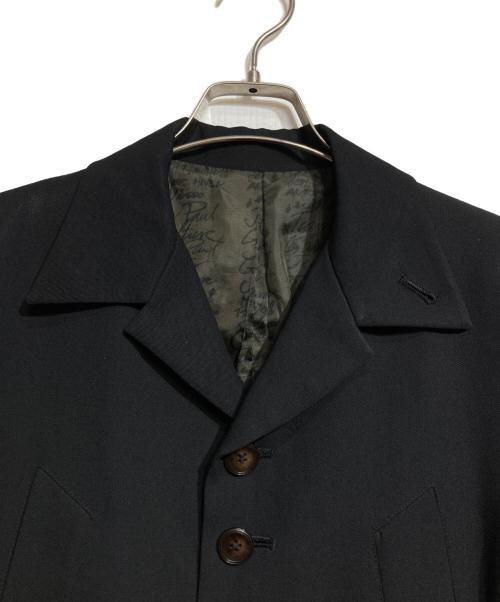 Jean Paul GAULTIER CLASSIQUE（ジャンポールゴルチエクラシック）Jean Paul GAULTIER CLASSIQUE (ジャンポールゴルチエクラシック) ウールギャバジンスーパーロングコート/Wool gabardine super long coat ブラック サイズ:40の古着・服飾アイテム