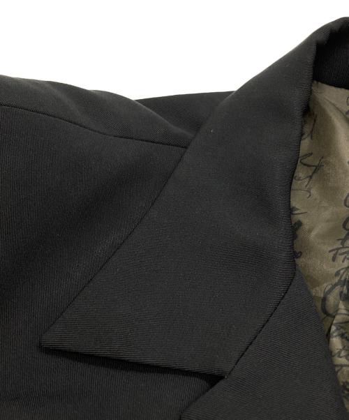 Jean Paul GAULTIER CLASSIQUE（ジャンポールゴルチエクラシック）Jean Paul GAULTIER CLASSIQUE (ジャンポールゴルチエクラシック) ウールギャバジンスーパーロングコート/Wool gabardine super long coat ブラック サイズ:40の古着・服飾アイテム