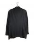 Y's (ワイズ) アーミーギャバジン3Bレザーフラップジャケット/Three-Button Flapped Pocket Jacket ブラック サイズ:3：35000円