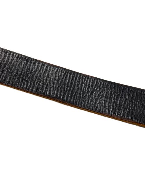 NUMBER (N)INE（ナンバーナイン）NUMBER (N)INE (ナンバーナイン) ペリカンフックレザーベルト/Pelican Hook Leather Belt ブラックの古着・服飾アイテム