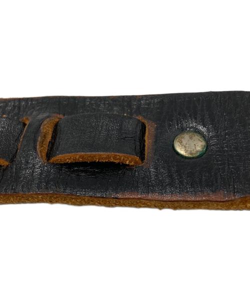 NUMBER (N)INE（ナンバーナイン）NUMBER (N)INE (ナンバーナイン) ペリカンフックレザーベルト/Pelican Hook Leather Belt ブラックの古着・服飾アイテム