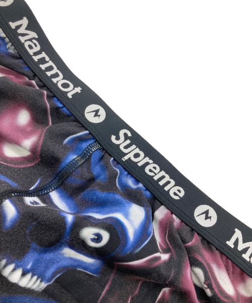 MARMOT（マーモット）Marmot (マーモット) Supreme (シュプリーム) Base Layer Pant ブラック×ネイビー サイズ:Ｍの古着・服飾アイテム
