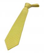 HERMESエルメス）の古着「アンカー柄シルクネクタイ/Silk Tie」｜イエロー