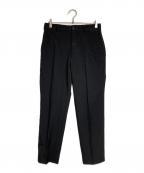 COMME des GARCONSコムデギャルソン）の古着「ウールトロピカルスラックス/Tropical wool slacks」｜ブラック