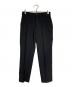 COMME des GARCONS（コムデギャルソン）の古着「ウールトロピカルスラックス/Tropical wool slacks」｜ブラック