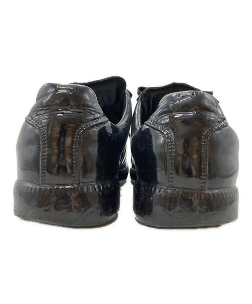 Maison Margiela（メゾンマルジェラ）Maison Margiela (メゾンマルジェラ) パテントジャーマントレーナースニーカー/Patent Leather German Army Trainer Sneakers ブラック サイズ:40の古着・服飾アイテム