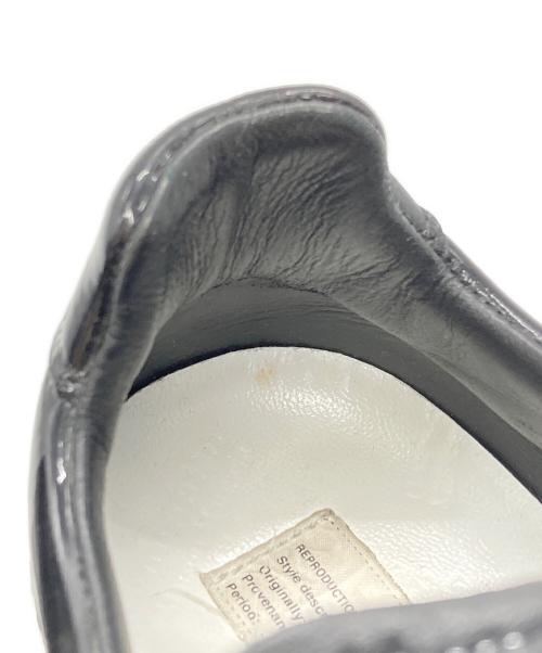 Maison Margiela（メゾンマルジェラ）Maison Margiela (メゾンマルジェラ) パテントジャーマントレーナースニーカー/Patent Leather German Army Trainer Sneakers ブラック サイズ:40の古着・服飾アイテム
