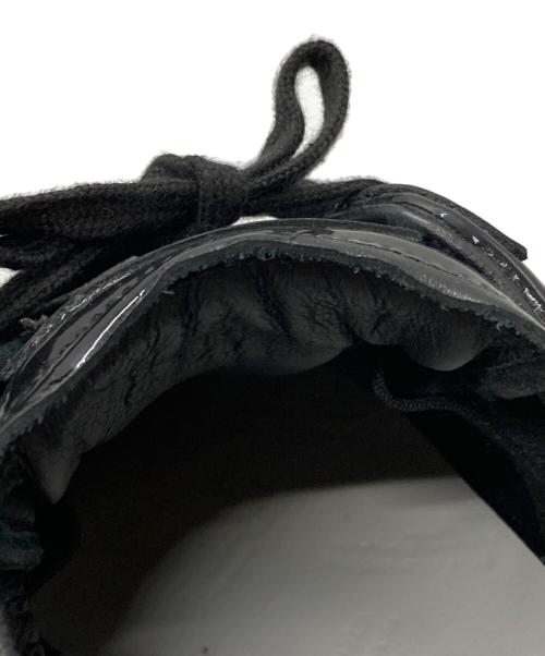Maison Margiela（メゾンマルジェラ）Maison Margiela (メゾンマルジェラ) パテントジャーマントレーナースニーカー/Patent Leather German Army Trainer Sneakers ブラック サイズ:40の古着・服飾アイテム