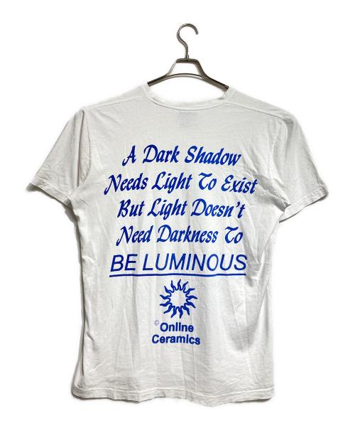 ONLINE CERAMICS（オンライン セラミックス）ONLINE CERAMICS (オンライン セラミックス) プリントTシャツ/printed t-shirt ホワイト サイズ:XLの古着・服飾アイテム