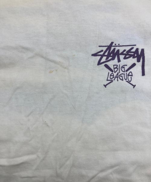 stussy（ステューシー）stussy (ステューシー) 80’S Big League Tee ホワイト サイズ:Lの古着・服飾アイテム