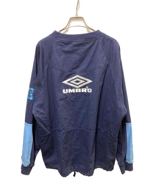 UMBRO（アンブロ）UMBRO (アンブロ) X-LARGE (エクストララージ) DRILL TOP ネイビー サイズ:	SIZE Mの古着・服飾アイテム
