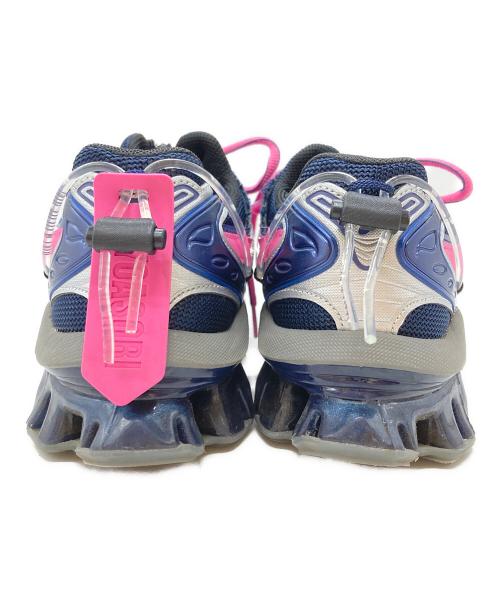 asics（アシックス）asics (アシックス) YOASOBI (ヨアソビ) GEL-KINETIC FLUENT Y/ゲルキネティック フルエント ワイ ネイビー×ピンク サイズ:23.5㎝の古着・服飾アイテム