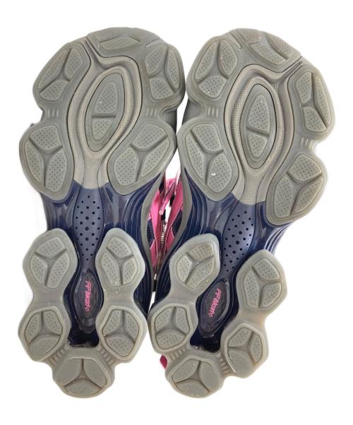 asics（アシックス）asics (アシックス) YOASOBI (ヨアソビ) GEL-KINETIC FLUENT Y/ゲルキネティック フルエント ワイ ネイビー×ピンク サイズ:23.5㎝の古着・服飾アイテム