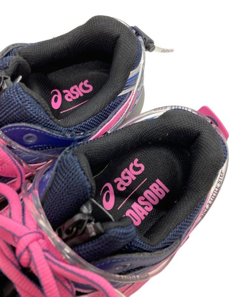 asics（アシックス）asics (アシックス) YOASOBI (ヨアソビ) GEL-KINETIC FLUENT Y/ゲルキネティック フルエント ワイ ネイビー×ピンク サイズ:23.5㎝の古着・服飾アイテム