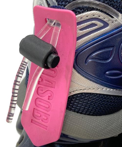 asics（アシックス）asics (アシックス) YOASOBI (ヨアソビ) GEL-KINETIC FLUENT Y/ゲルキネティック フルエント ワイ ネイビー×ピンク サイズ:23.5㎝の古着・服飾アイテム