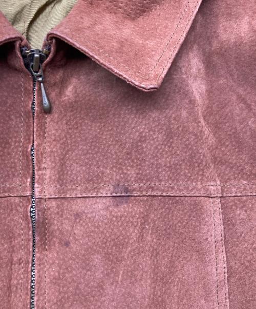 FD（エフディ）FD (エフディ) スエードレザージャケット ブラウン サイズ:Lの古着・服飾アイテム