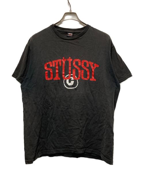 stussy（ステューシー）stussy (ステューシー) ロゴプリントTシャツ ブラック サイズ:Lの古着・服飾アイテム