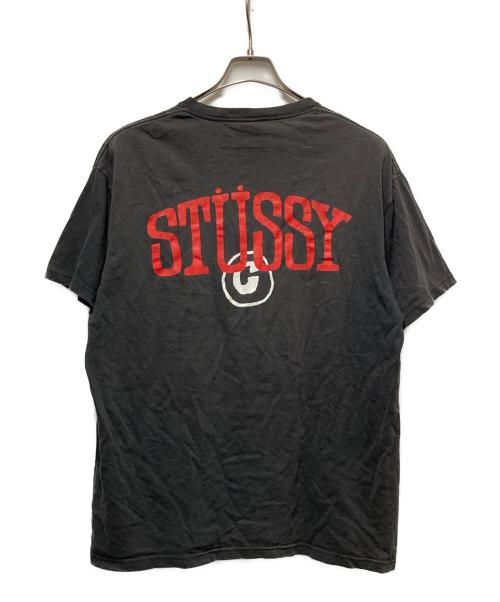 stussy（ステューシー）stussy (ステューシー) ロゴプリントTシャツ ブラック サイズ:Lの古着・服飾アイテム