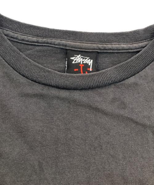 stussy（ステューシー）stussy (ステューシー) ロゴプリントTシャツ ブラック サイズ:Lの古着・服飾アイテム
