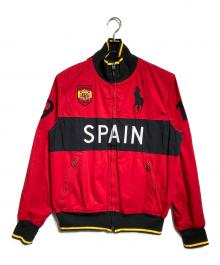 POLO RALPH LAUREN（ポロ・ラルフローレン）の古着「ジップアップジャケット/Zip-up jacket」｜レッド
