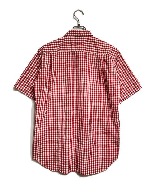 COMME des GARCONS HOMME PLUS（コムデギャルソンオムプリュス）COMME des GARCONS HOMME PLUS (コムデギャルソンオムプリュス) パッチポケットギンガムチェックシャツ/Patch pocket gingham check shirt レッド サイズ:Sの古着・服飾アイテム