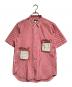 COMME des GARCONS HOMME PLUS（コムデギャルソンオムプリュス）の古着「パッチポケットギンガムチェックシャツ/Patch pocket gingham check shirt」｜レッド
