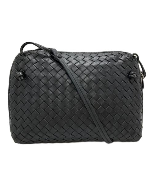 BOTTEGA VENETA（ボッテガベネタ）BOTTEGA VENETA (ボッテガベネタ) イントレチャートショルダーバッグ/Intrecciato shoulder bag ブラックの古着・服飾アイテム