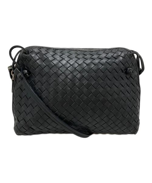 BOTTEGA VENETA（ボッテガベネタ）BOTTEGA VENETA (ボッテガベネタ) イントレチャートショルダーバッグ/Intrecciato shoulder bag ブラックの古着・服飾アイテム