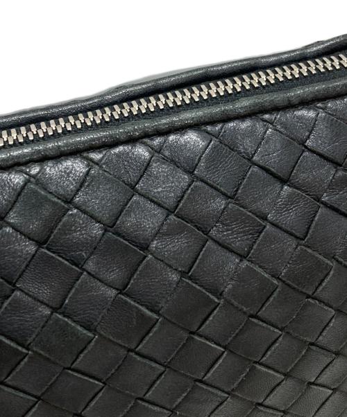 BOTTEGA VENETA（ボッテガベネタ）BOTTEGA VENETA (ボッテガベネタ) イントレチャートショルダーバッグ/Intrecciato shoulder bag ブラックの古着・服飾アイテム