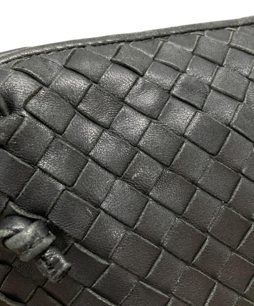 BOTTEGA VENETA（ボッテガベネタ）BOTTEGA VENETA (ボッテガベネタ) イントレチャートショルダーバッグ/Intrecciato shoulder bag ブラックの古着・服飾アイテム