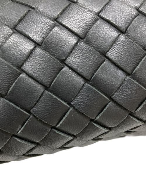 BOTTEGA VENETA（ボッテガベネタ）BOTTEGA VENETA (ボッテガベネタ) イントレチャートショルダーバッグ/Intrecciato shoulder bag ブラックの古着・服飾アイテム