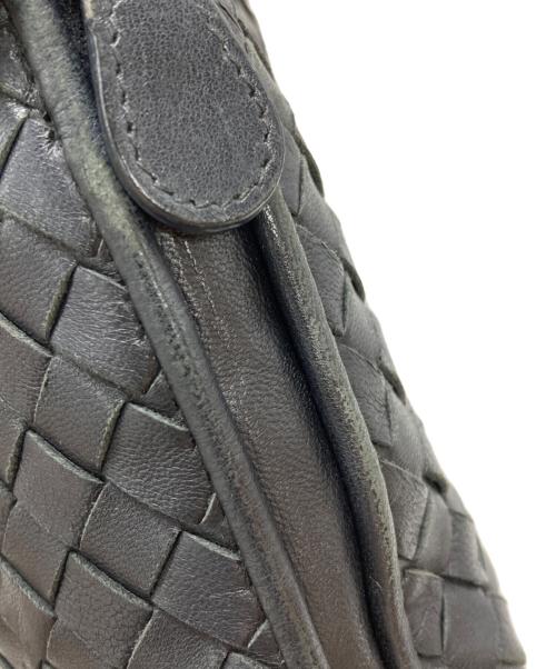 BOTTEGA VENETA（ボッテガベネタ）BOTTEGA VENETA (ボッテガベネタ) イントレチャートショルダーバッグ/Intrecciato shoulder bag ブラックの古着・服飾アイテム