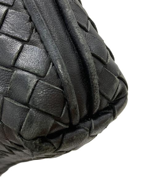 BOTTEGA VENETA（ボッテガベネタ）BOTTEGA VENETA (ボッテガベネタ) イントレチャートショルダーバッグ/Intrecciato shoulder bag ブラックの古着・服飾アイテム