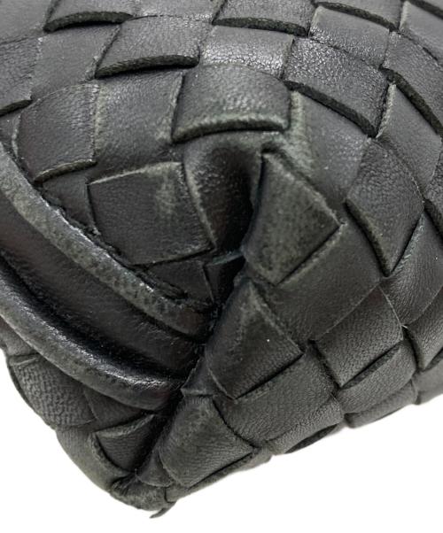 BOTTEGA VENETA（ボッテガベネタ）BOTTEGA VENETA (ボッテガベネタ) イントレチャートショルダーバッグ/Intrecciato shoulder bag ブラックの古着・服飾アイテム
