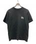 stussy（ステューシー）の古着「ショーンフォントプリントTシャツ」｜ブラック
