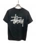 stussy (ステューシー) ショーンフォントプリントTシャツ ブラック サイズ:S：7000円