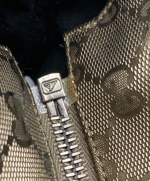 GUCCI（グッチ）GUCCI (グッチ) GGスプリームPVCトートバッグ/Gucci GG Supreme PVC tote bag ゴールドの古着・服飾アイテム