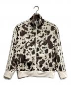 adidas Originalsアディダスオリジナル）の古着「サテン トラックジャケット/Satin track jacket」｜ベージュ×ブラウン