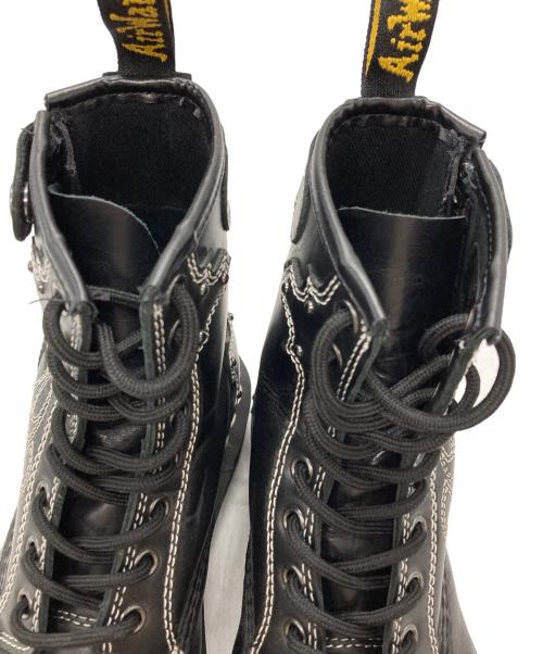 Dr.Martens（ドクターマーチン）Dr.Martens (ドクターマーチン) ウエスタン刺繍8ホールブーツ/Western embroidered 8-eye boots ブラック サイズ:EU38の古着・服飾アイテム