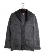 RRLダブルアールエル）の古着「ショールカラーカーディガン/Shawl collar cardigan」｜グレー