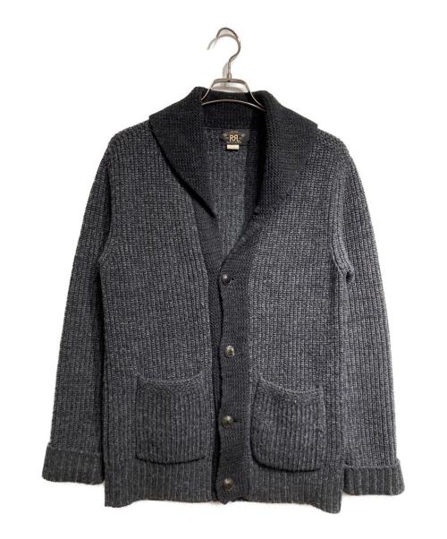 RRL（ダブルアールエル）RRL (ダブルアールエル) ショールカラーカーディガン/Shawl collar cardigan グレー サイズ:Sの古着・服飾アイテム